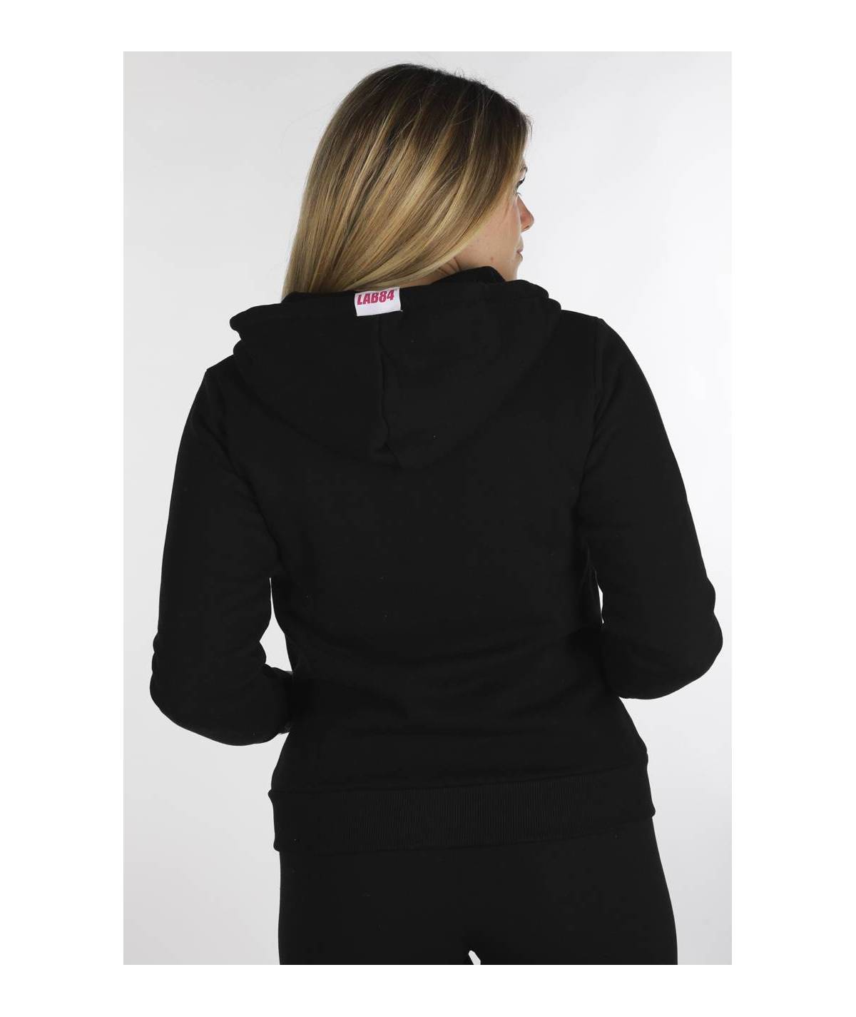 Lab84 FELPA FULL ZIP CAPP.+TASCA FILO+CERNIERA Acquista Ora