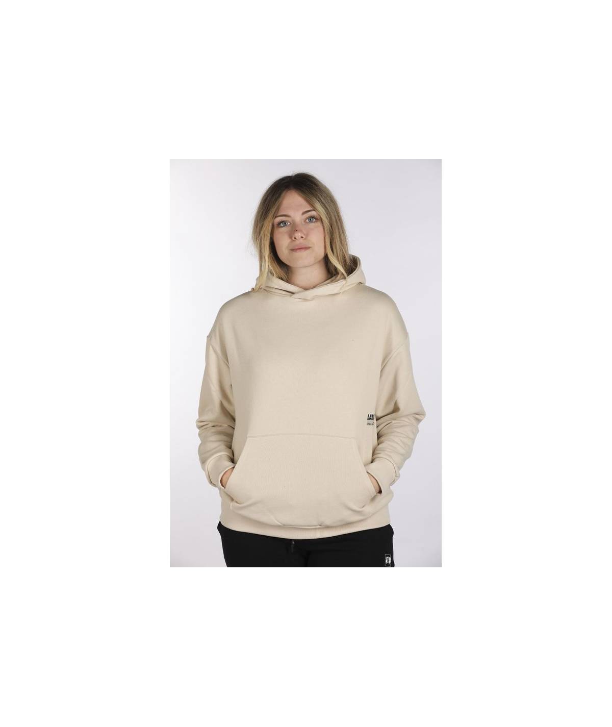 Lab84 FELPA CAPPUCCIO OVER Fino Al -60%