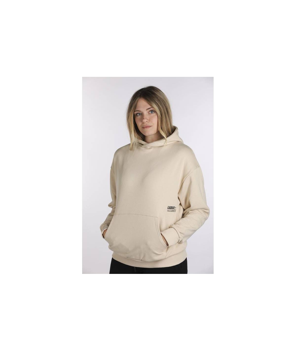 Lab84 FELPA CAPPUCCIO OVER Fino Al -60%