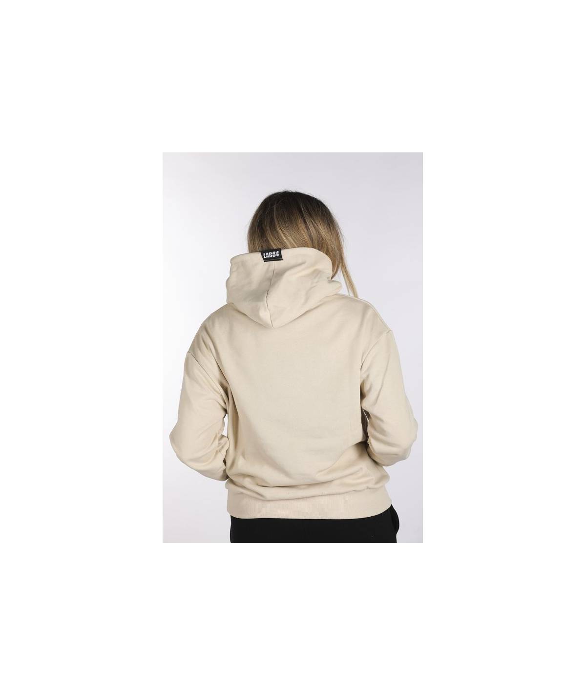 Lab84 FELPA CAPPUCCIO OVER Fino Al -60%