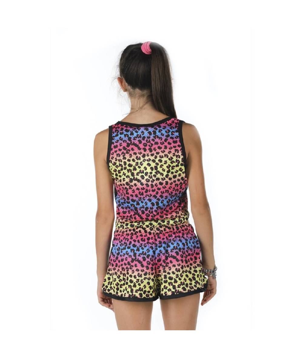 Lab84 CANOTTA CROP TOP MESH Sconto
