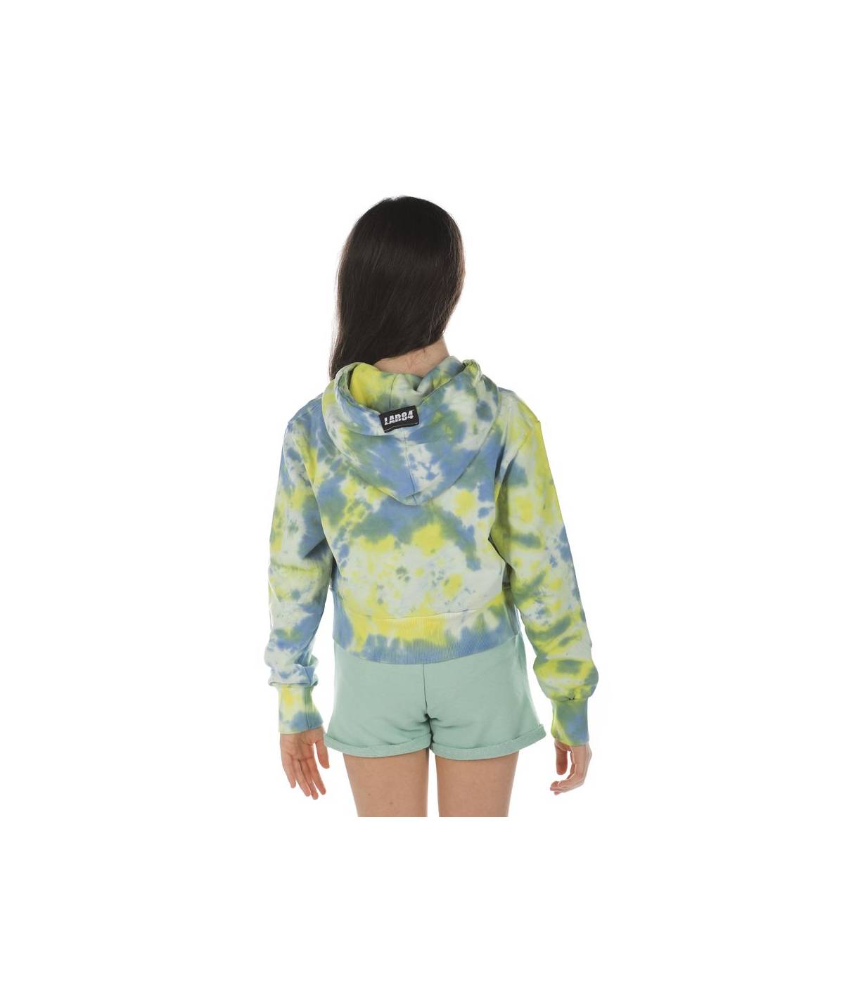 Lab84 FELPA ZIP CROP TOP Online