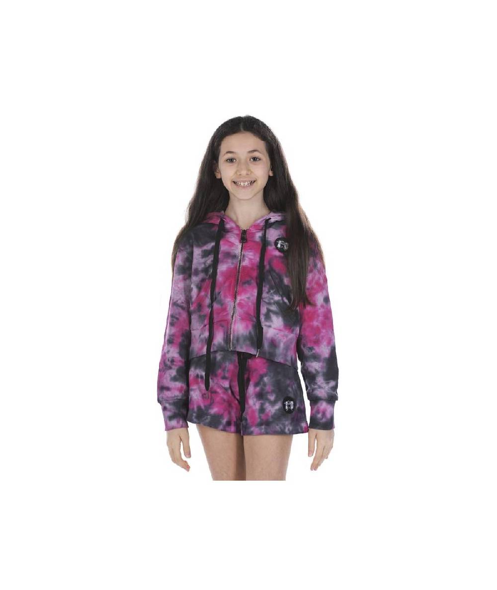 Lab84 FELPA ZIP CROP TOP Outlet