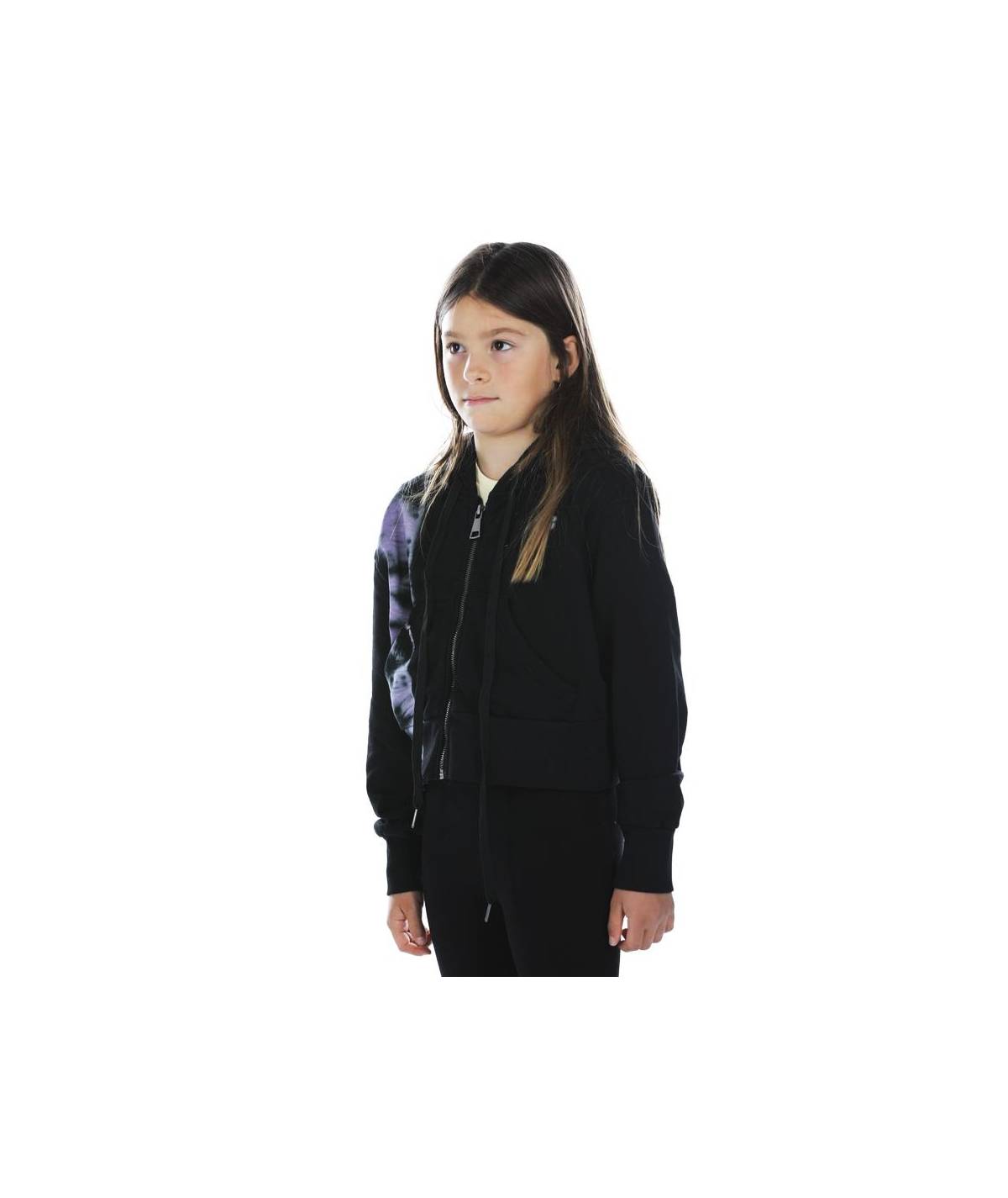 Lab84 FELPA ZIP CROP TOP Saldi