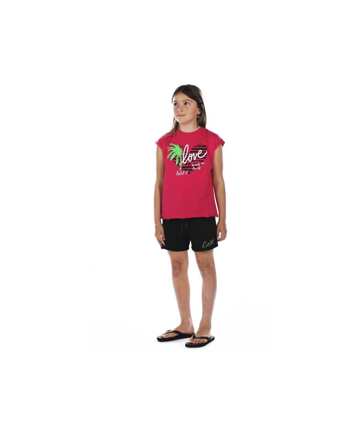 Lab84 T-SHIRT CROP TOP Vendita Calda
