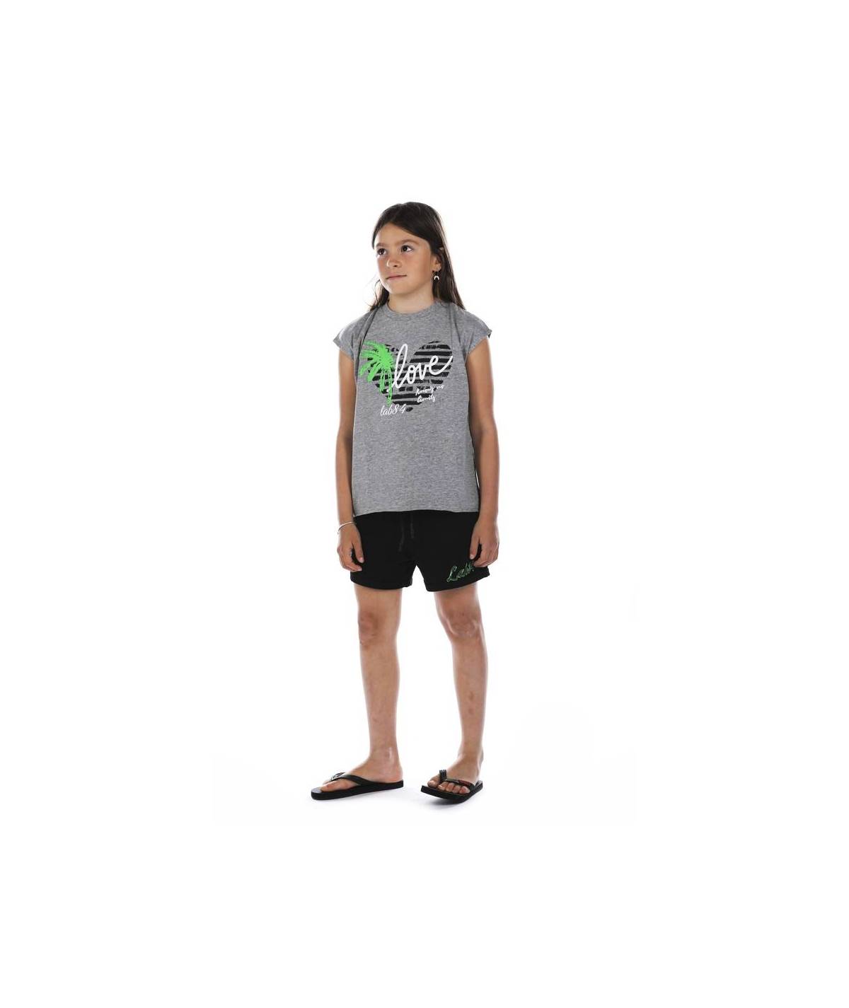 Lab84 T-SHIRT CROP TOP Vendita Economica