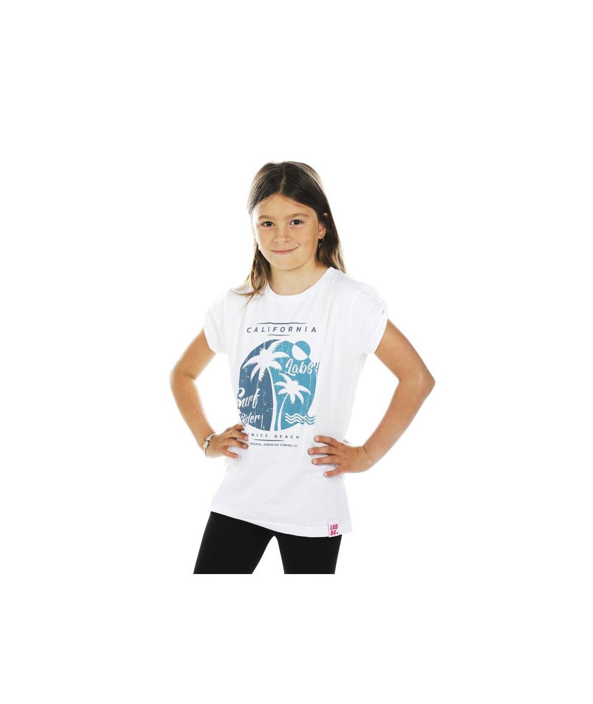 Lab84 T-SHIRT GIROCOLLO M/M Nuova