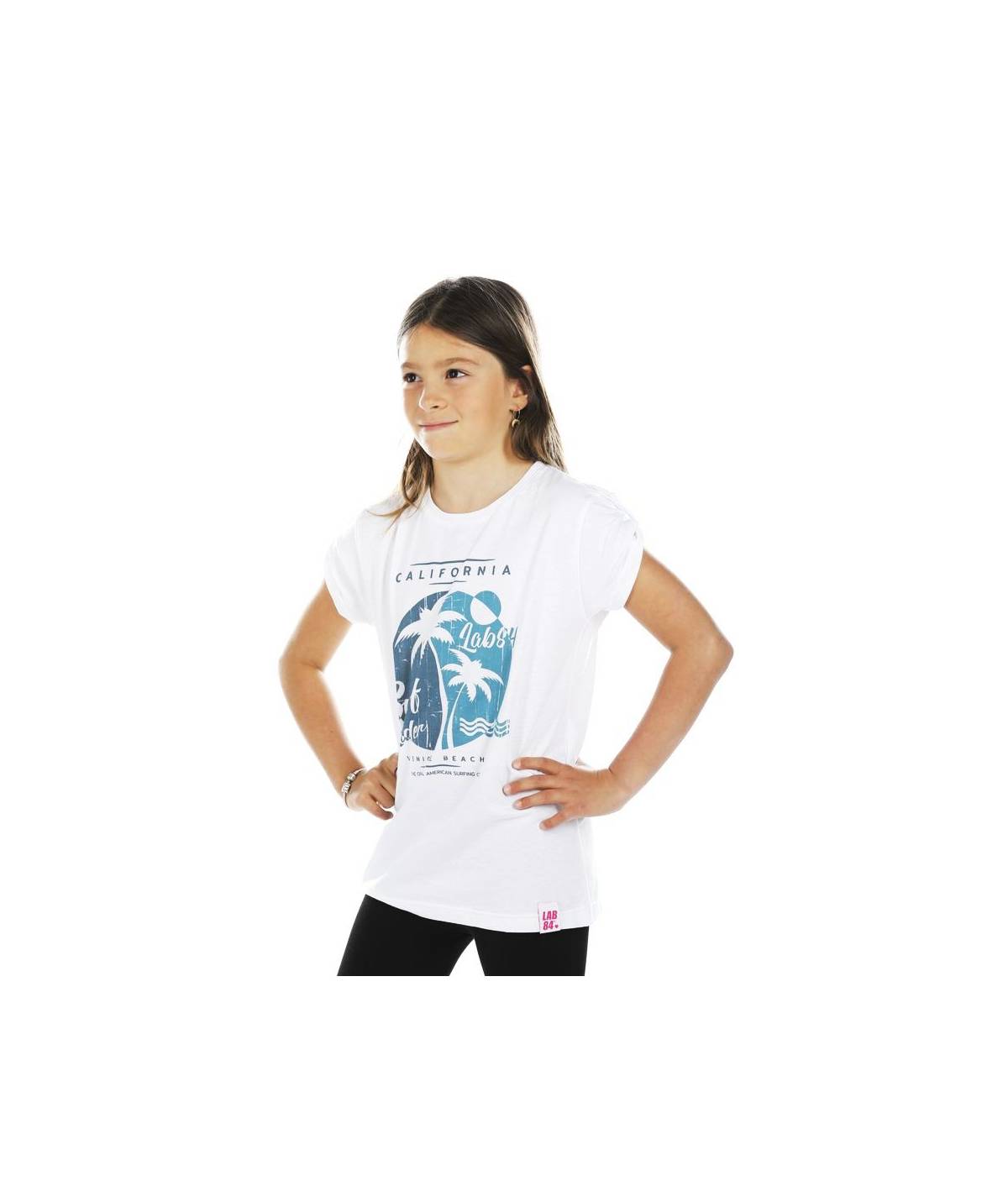Lab84 T-SHIRT GIROCOLLO M/M Nuova