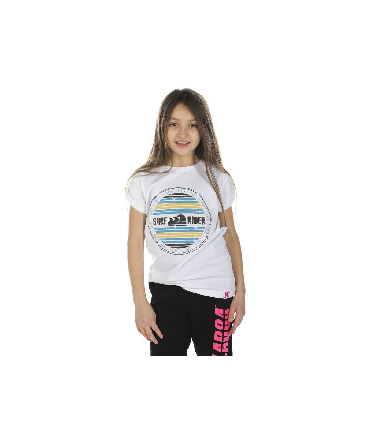Lab84 T-SHIRT GIROCOLLO M/M Moda