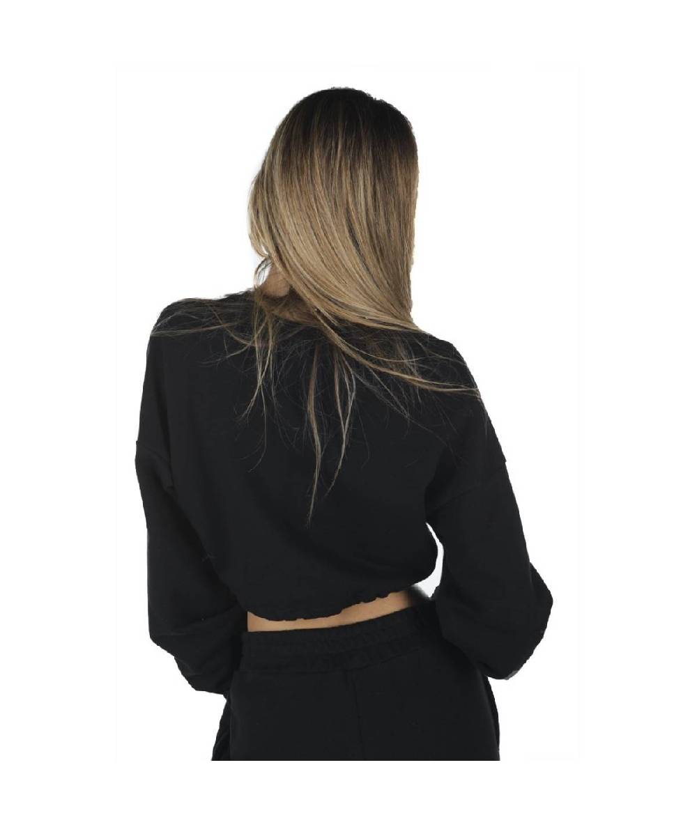Lab84 FELPA CROP TOP Saldi Di Fabbrica