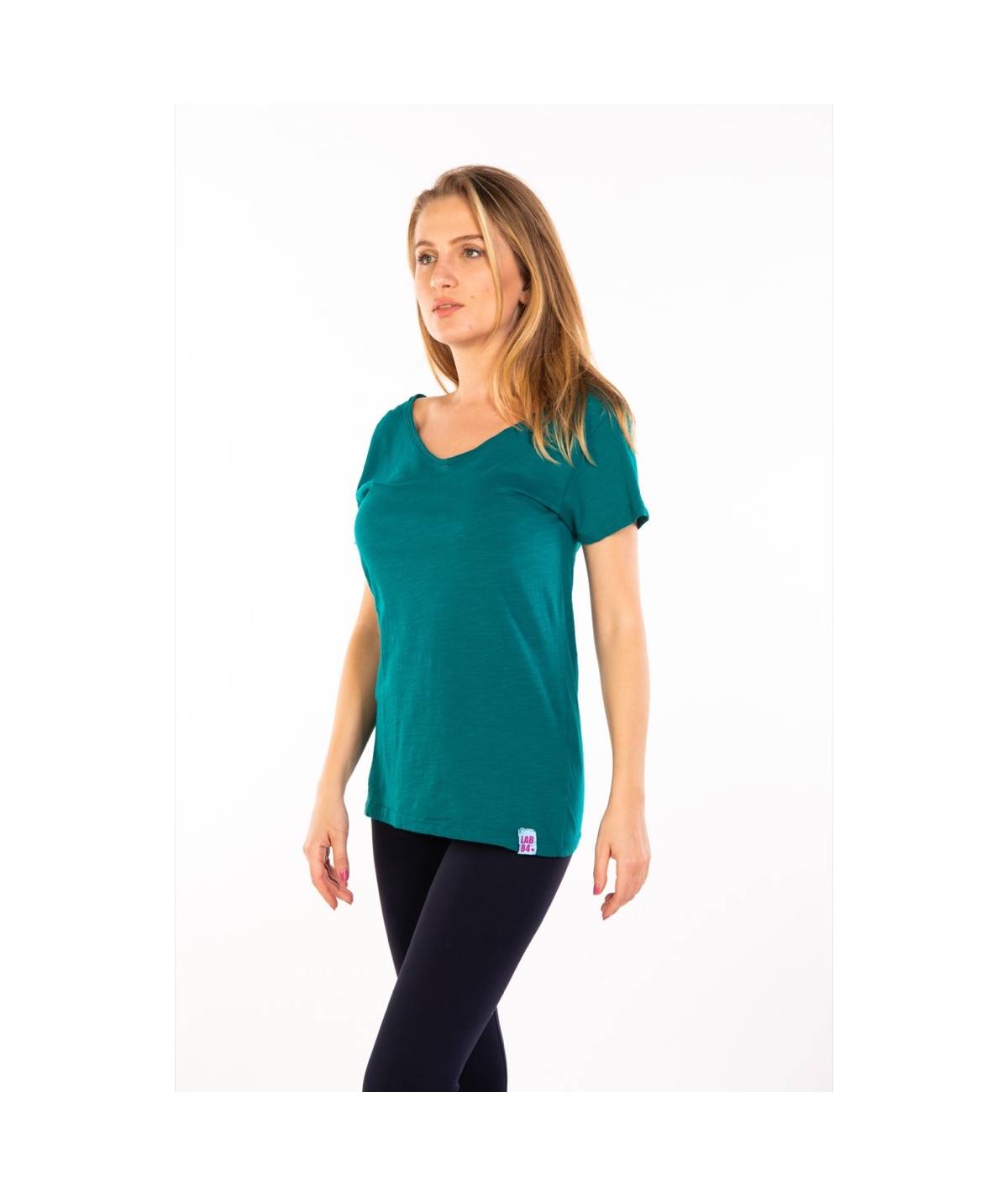 Lab84 T-SHIRT COLLO V Offerta