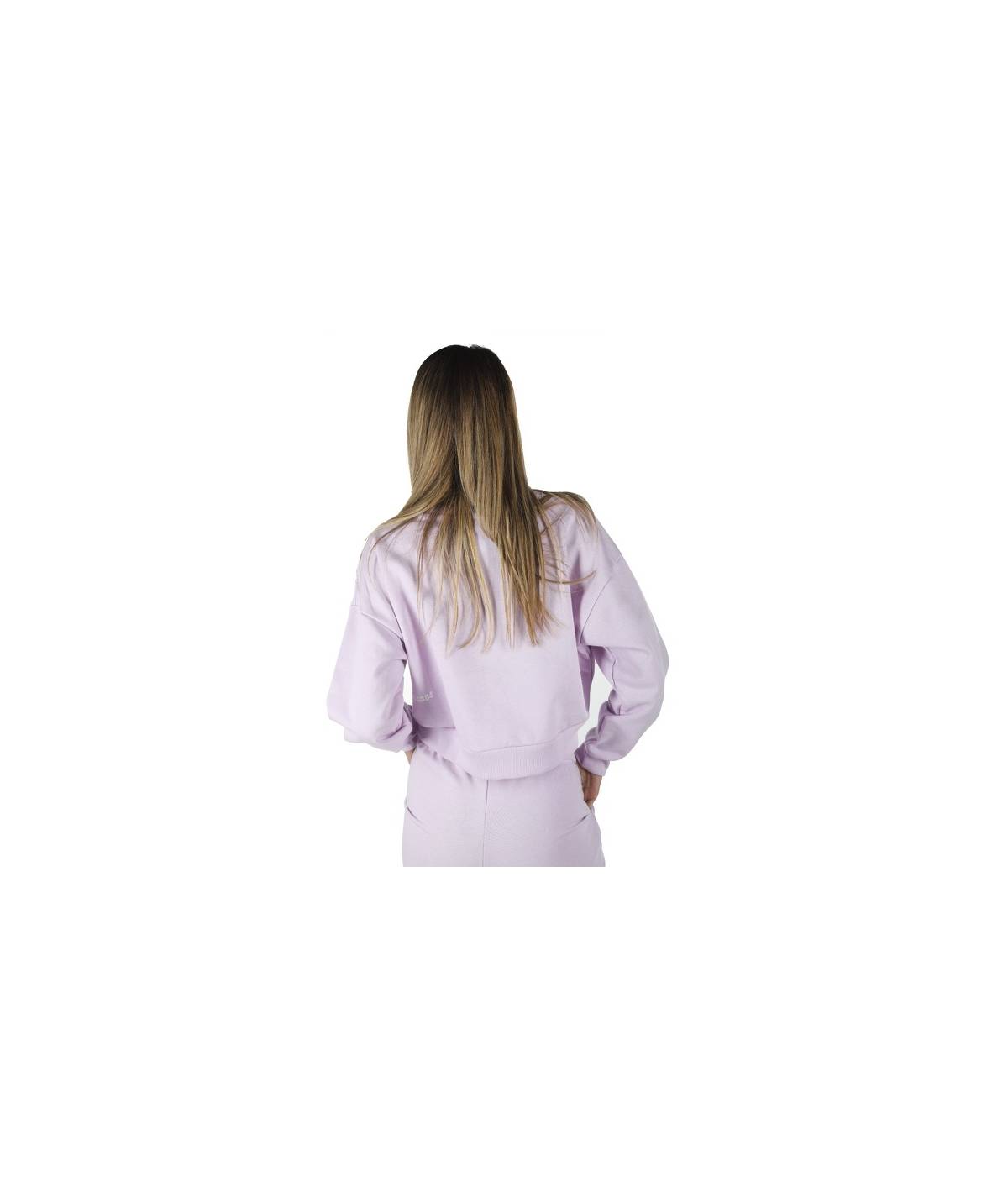 Lab84 FELPA CROP TOP GIROCOLLO Promozione Limitata