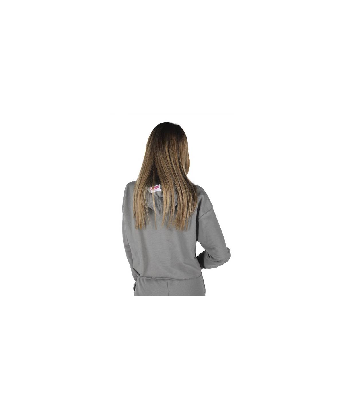 Lab84 FELPA CROP TOP CAPPUCCIO Offerte giornaliere