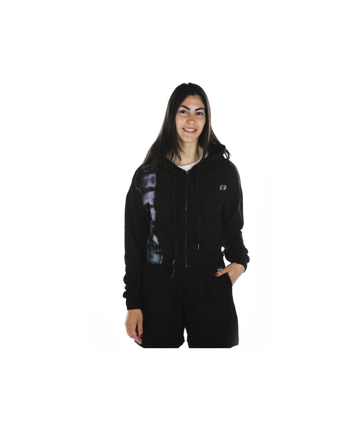 Lab84 FELPA ZIP CROP TOP Novità