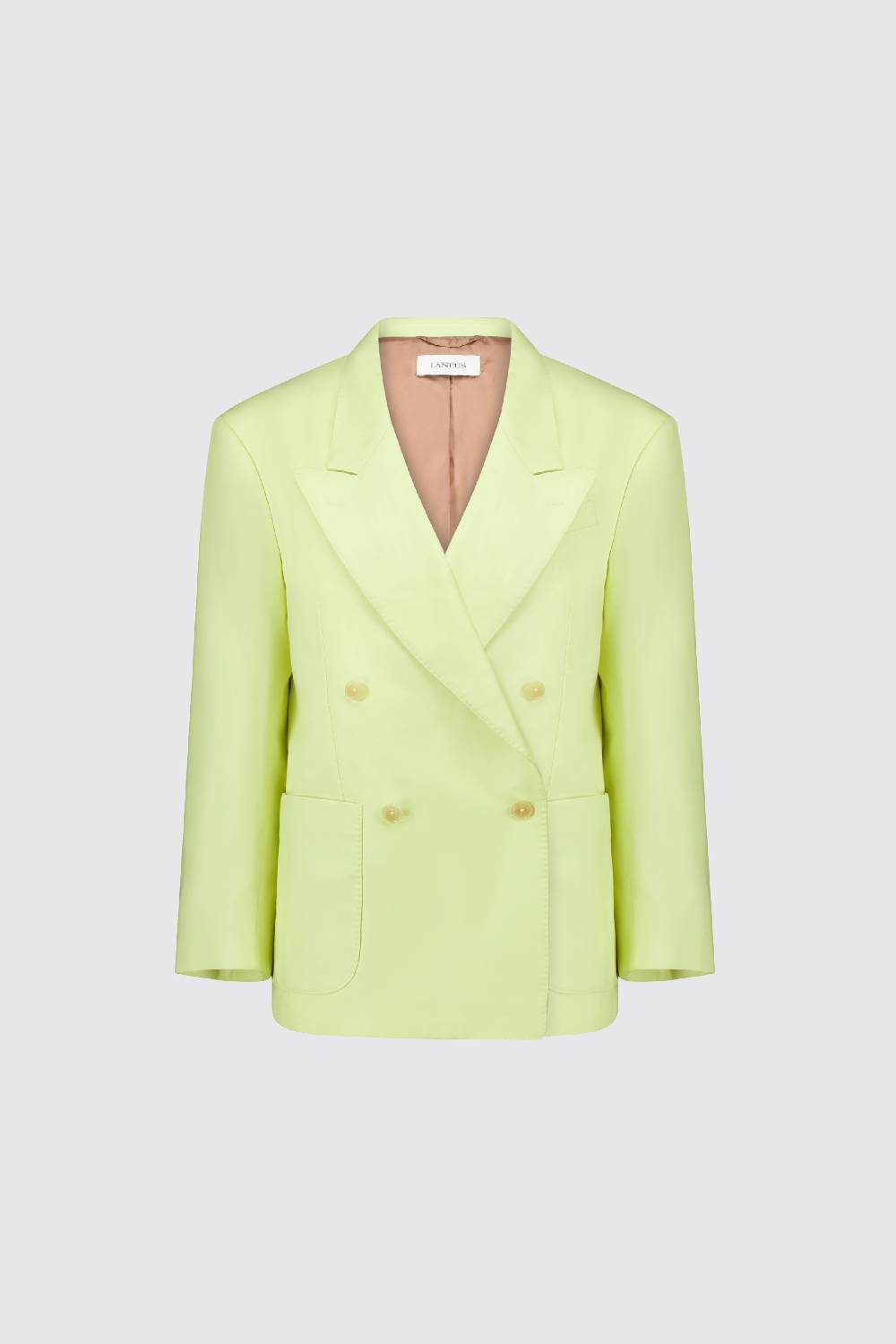 ﻿Laneus Laneus blazer yellow regular doppio petto Fino Al -60%