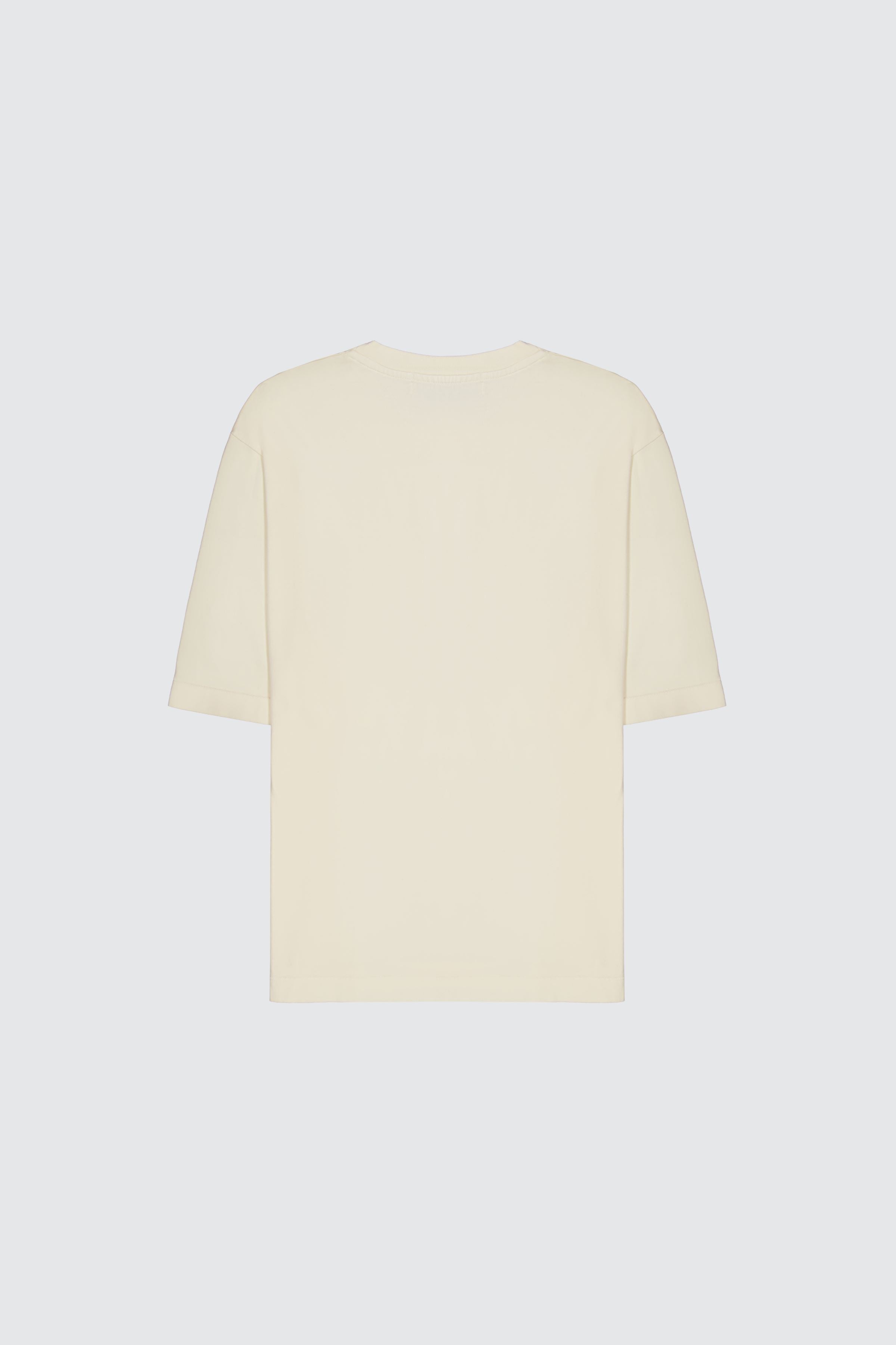 Laneus Laneus milk t-shirt con lettering studded Sottocosto
