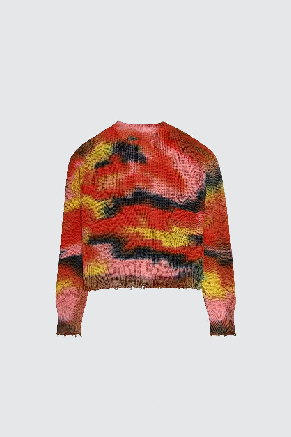Laneus Laneus maglione cropped effetto tie dye Hotsell