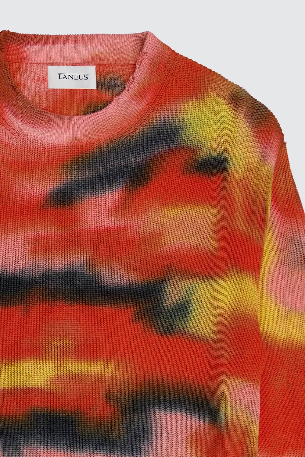 Laneus Laneus maglione cropped effetto tie dye Hotsell