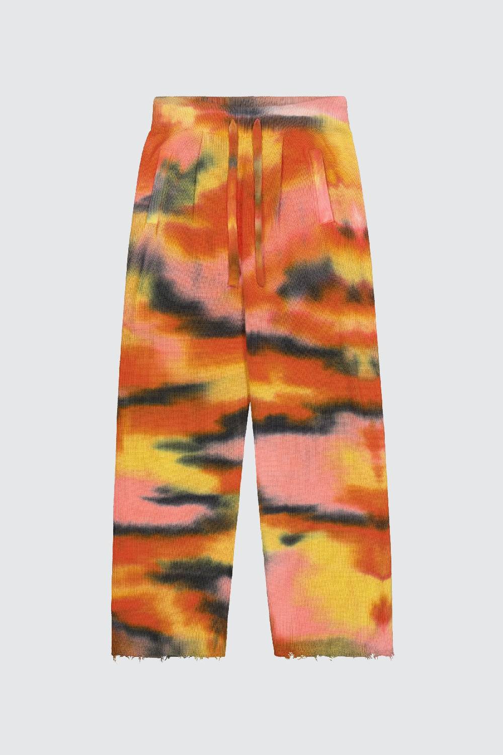 Laneus Laneus pantaloni in maglia effetto tie dye Vendita Economica