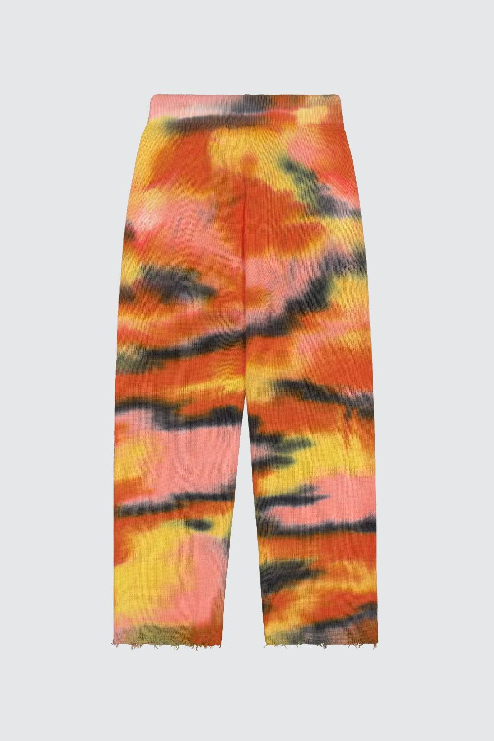 Laneus Laneus pantaloni in maglia effetto tie dye Vendita Economica