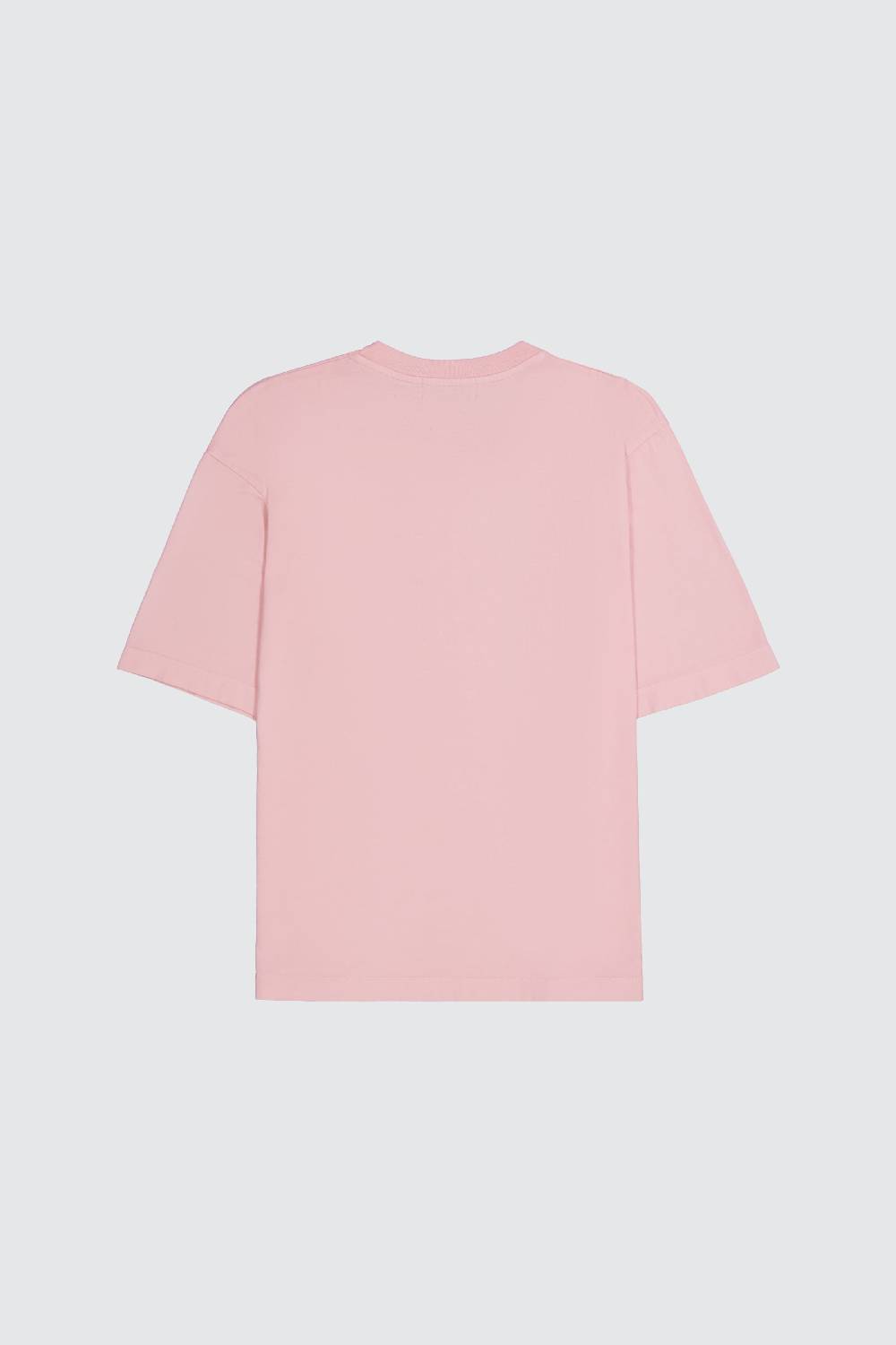 Laneus Laneus pink t-shirt palm printed logo Moda