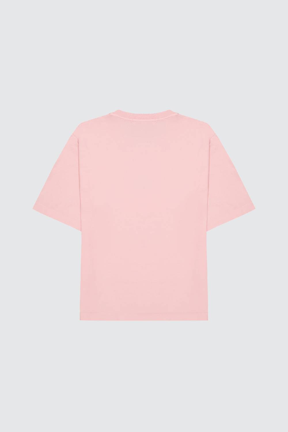 Laneus Laneus pink t-shirt con studded lettering Promozione