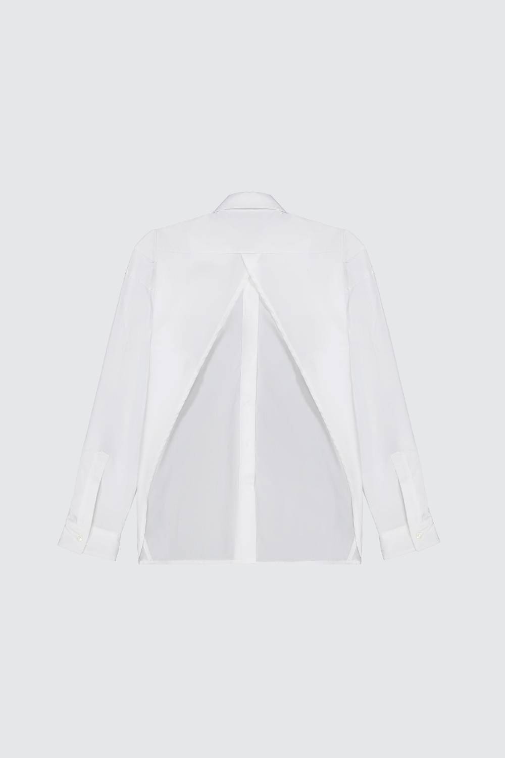 Laneus Laneus camicia oversize white classic con bottoni logati Spedizione Gratuita