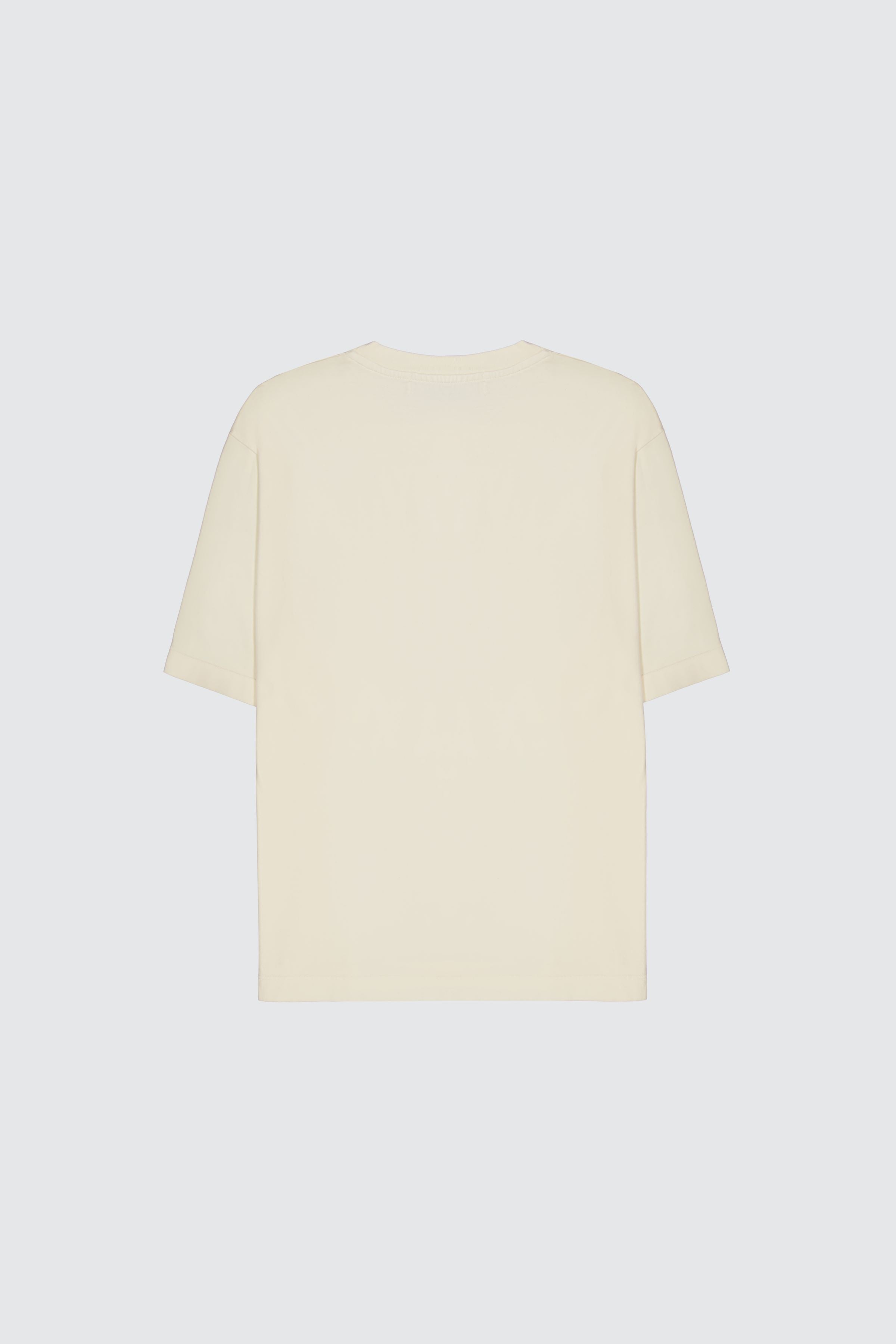 Laneus Laneus milk t-shirt palm printed logo Latest stili