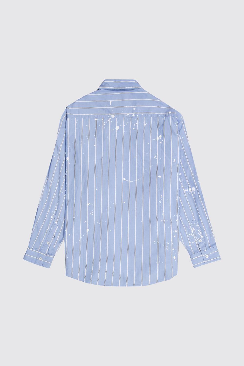 Laneus Laneus camicia oversize effetto vernice allover Shopping Online