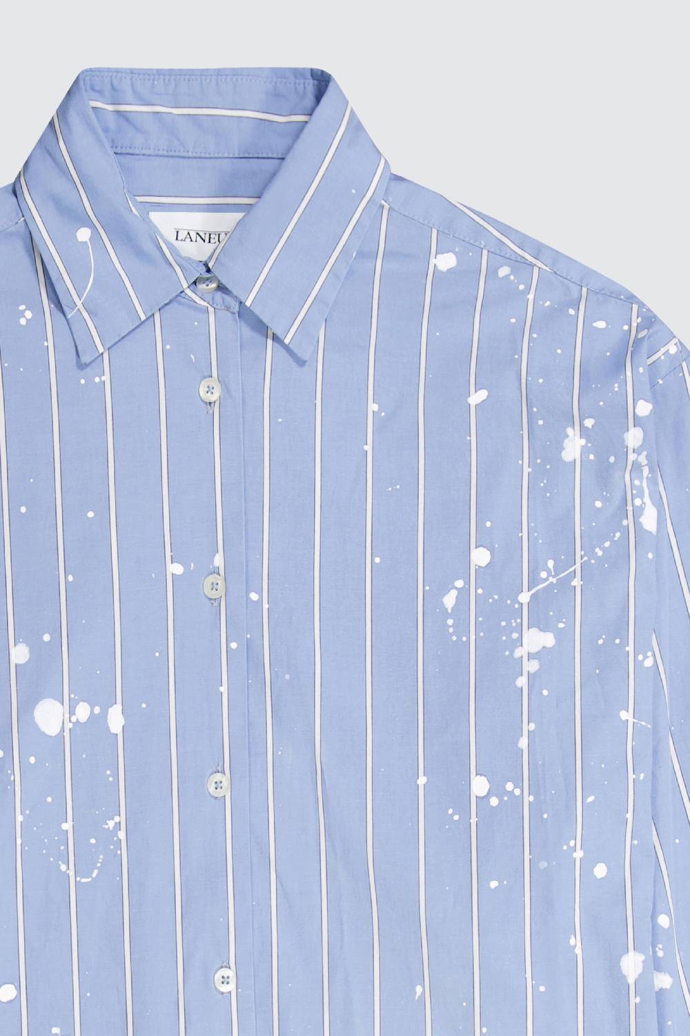 Laneus Laneus camicia oversize effetto vernice allover Shopping Online
