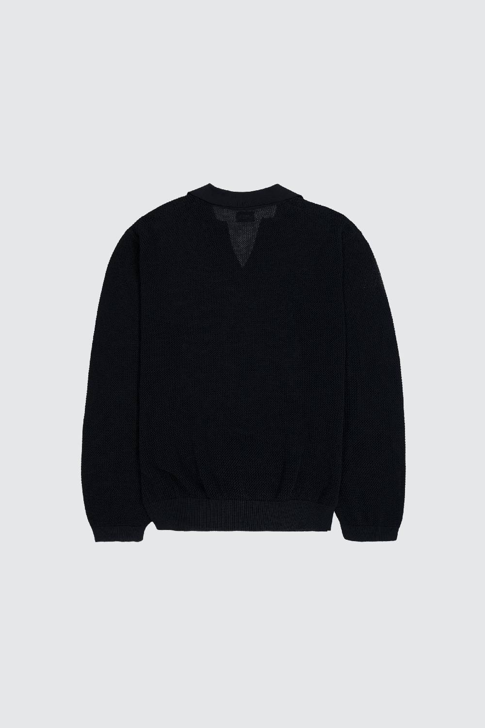 Laneus Laneus polo in mesh con scollo a V Solo un giorno rimasto
