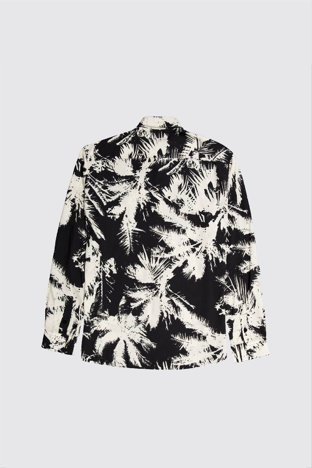 Laneus Laneus camicia a manica lunga palm print In Vendita