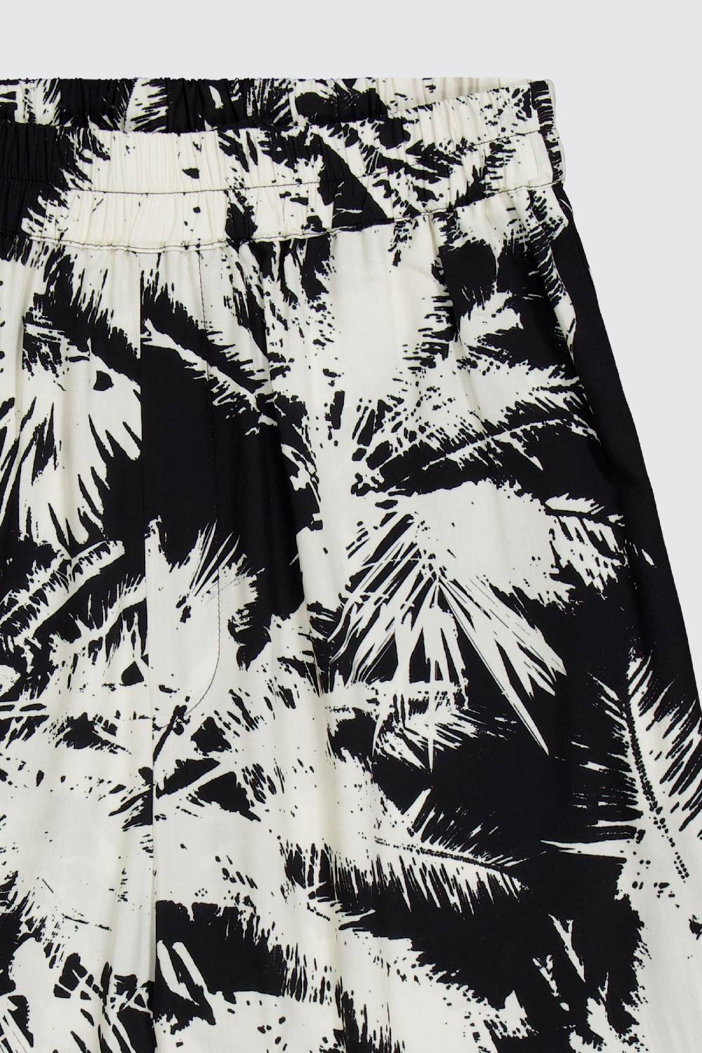 Laneus Laneus pantaloni palm print Saldi Di Fabbrica