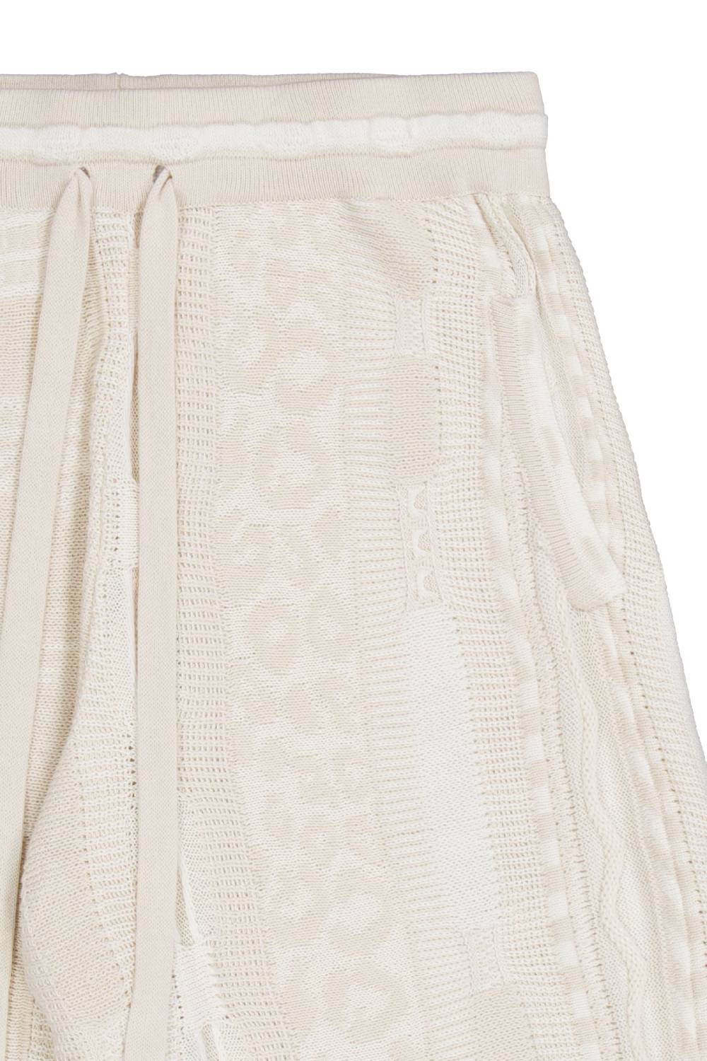 Laneus Laneus bermuda milk in jacquard Spedizione Gratuita