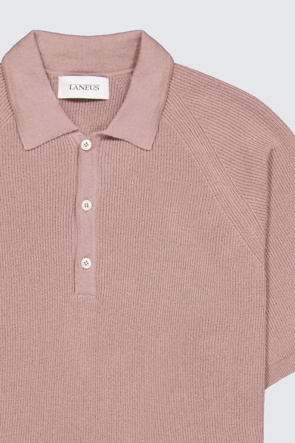 Laneus Laneus polo glacee in maglia con bottoni Promozione Limitata