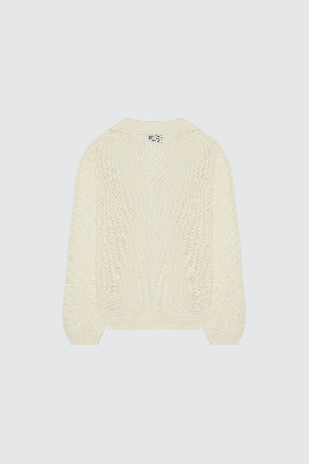 Laneus Laneus polo in mesh con scollo a V Fino Al -60%