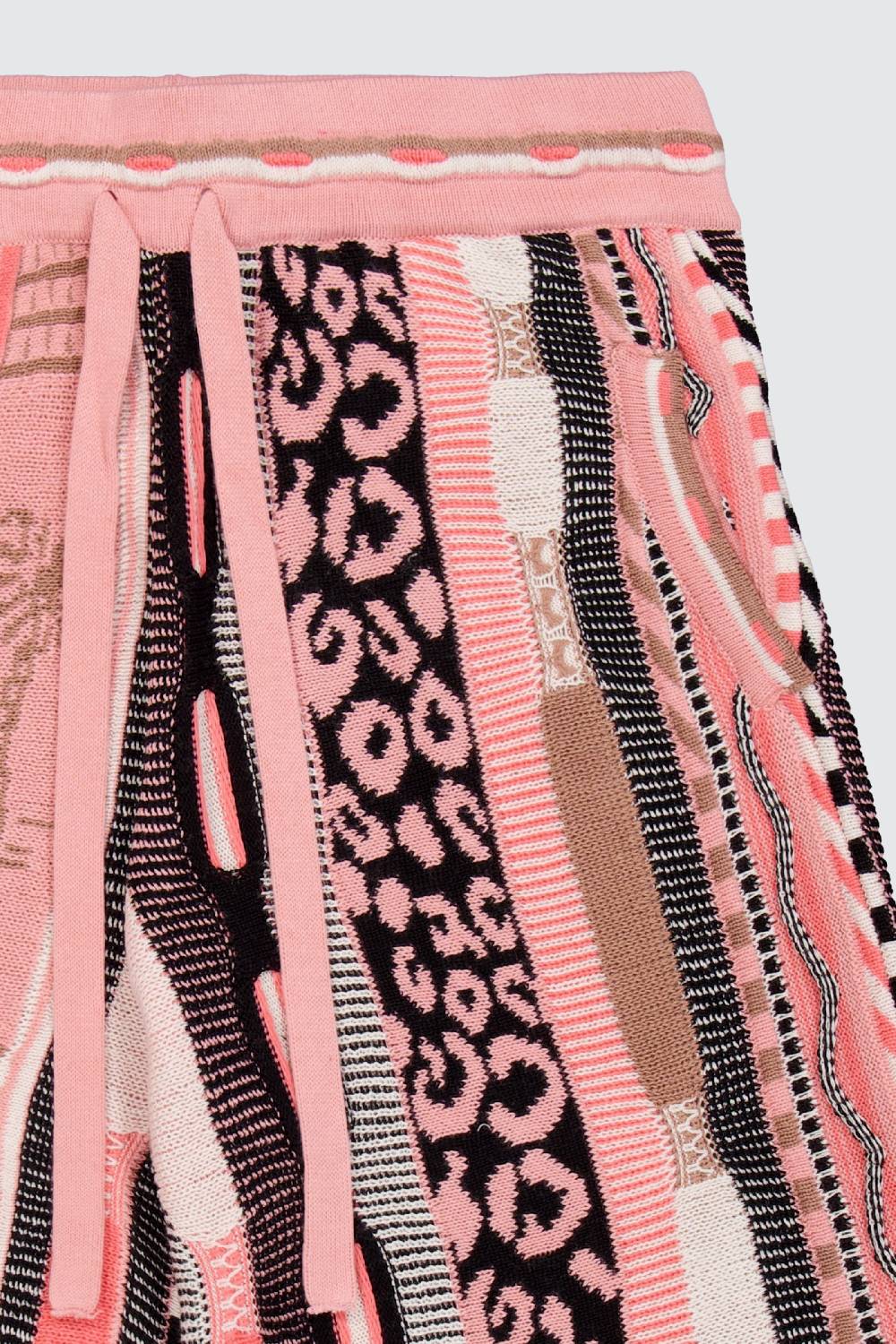Laneus Laneus bermuda pink in jacquard multicolor Shopping Online
