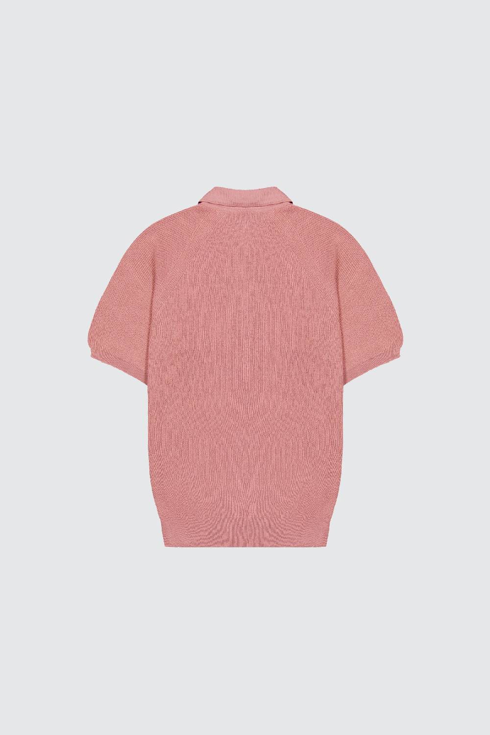Laneus Laneus polo pink in maglia con bottoni Sottocosto