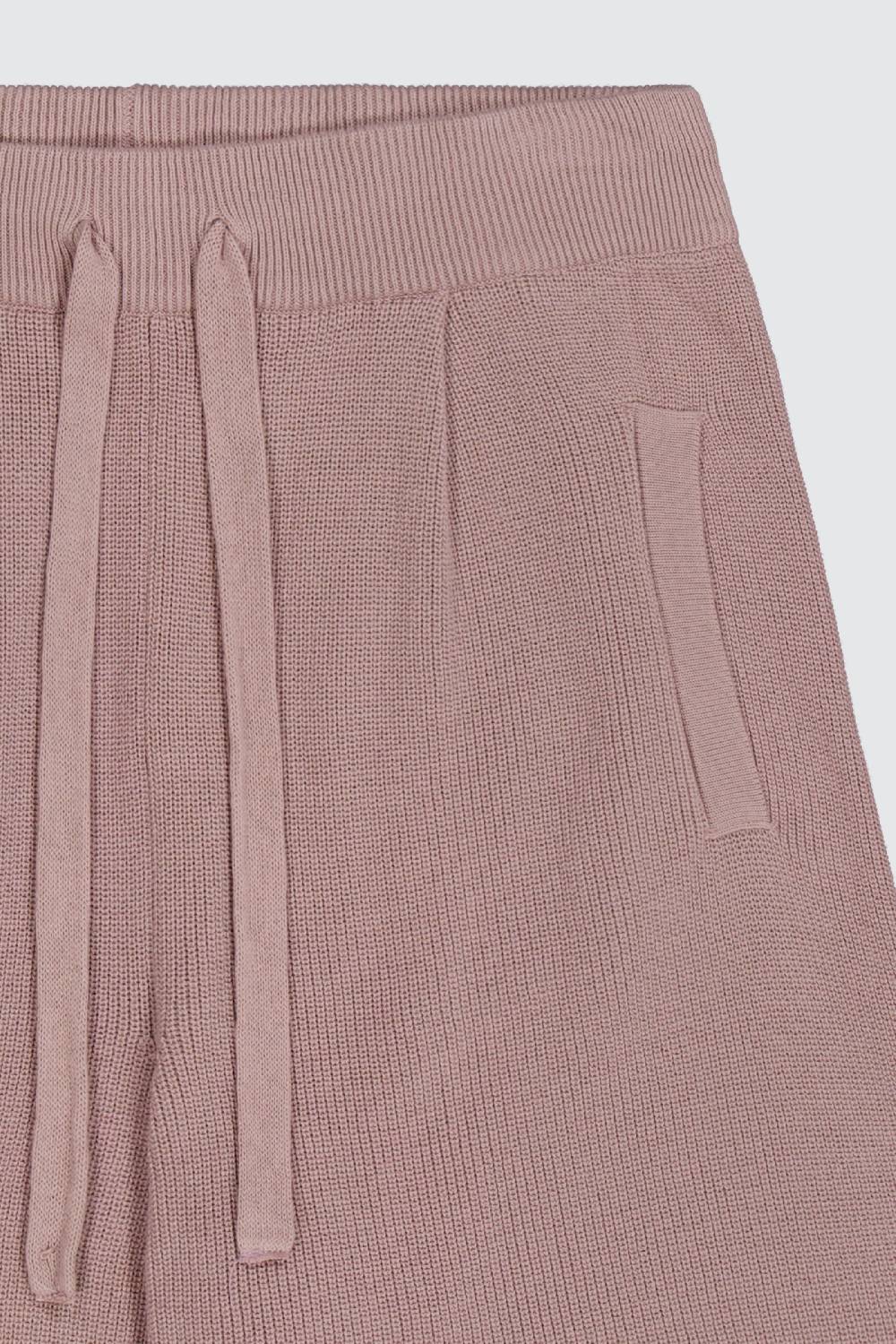 Laneus Laneus bermuda glacee in maglia effetto destroyed Economico