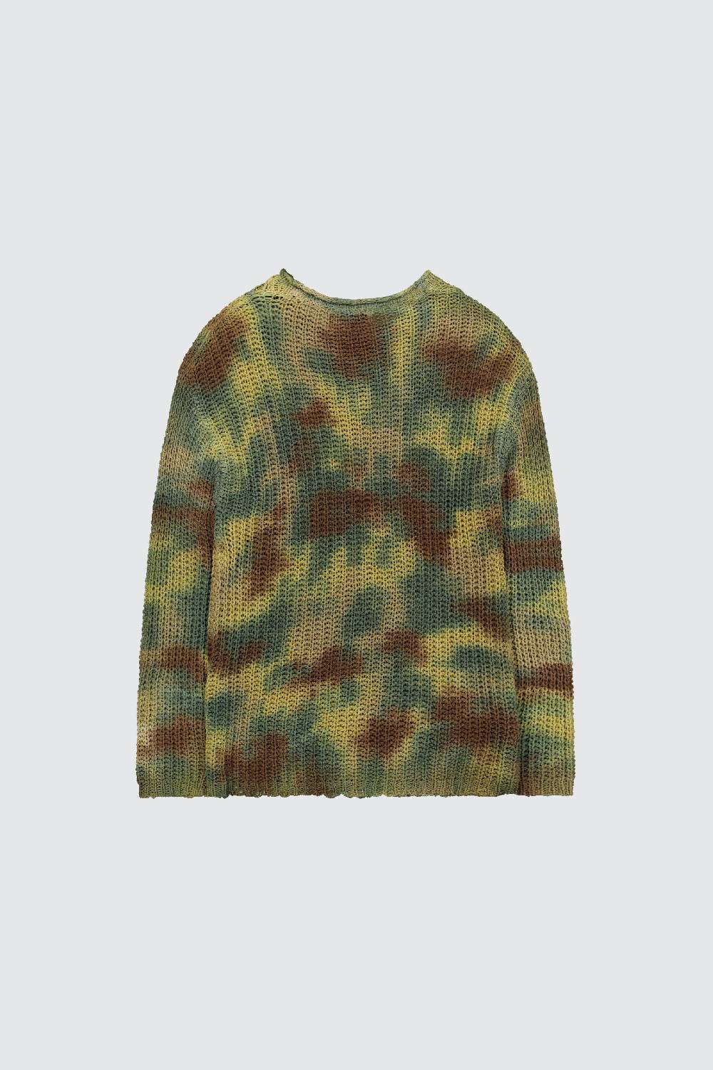 Laneus Laneus maglia tie dye camo print Saldi