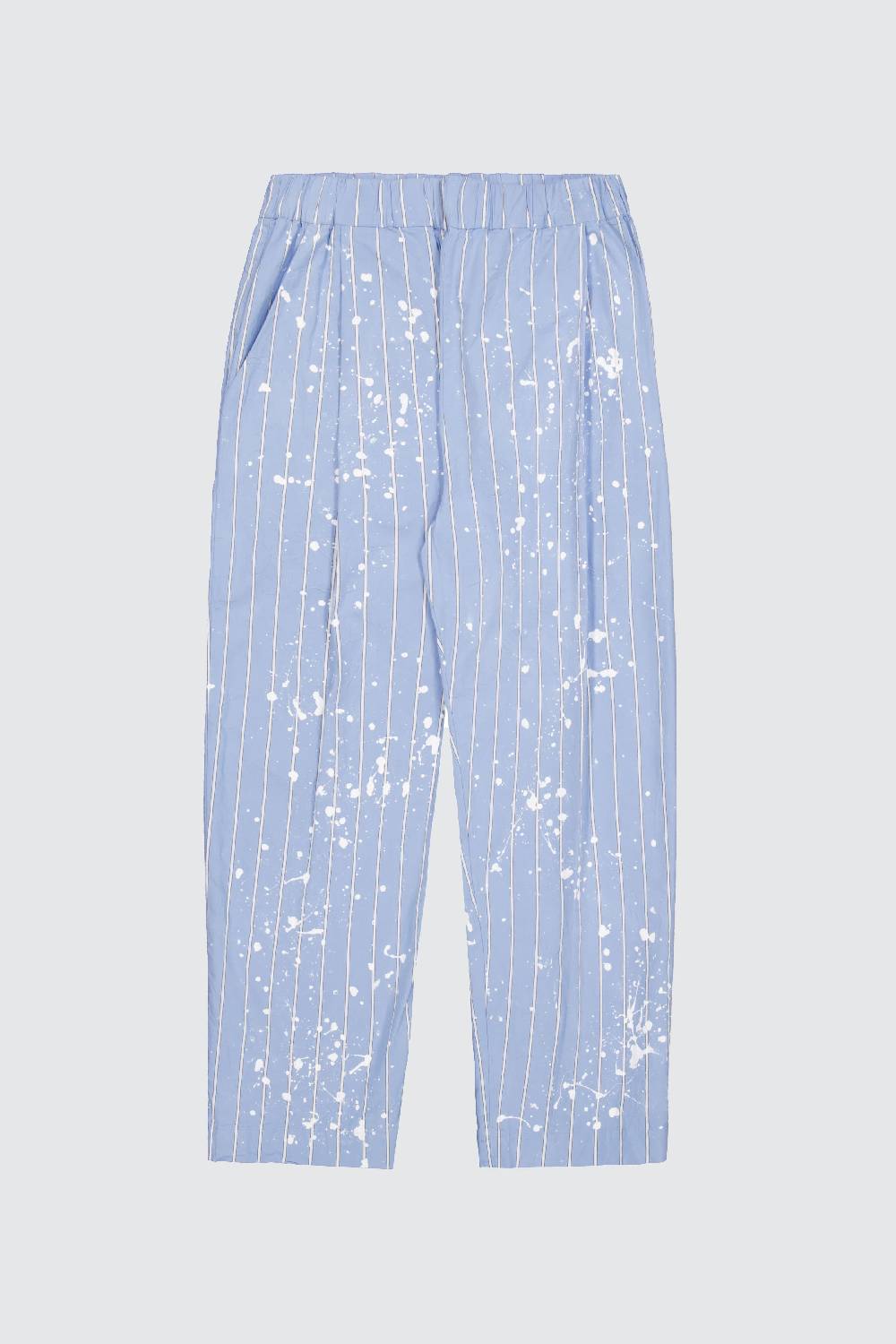Laneus Laneus pantaloni light blue print effect Hotsell