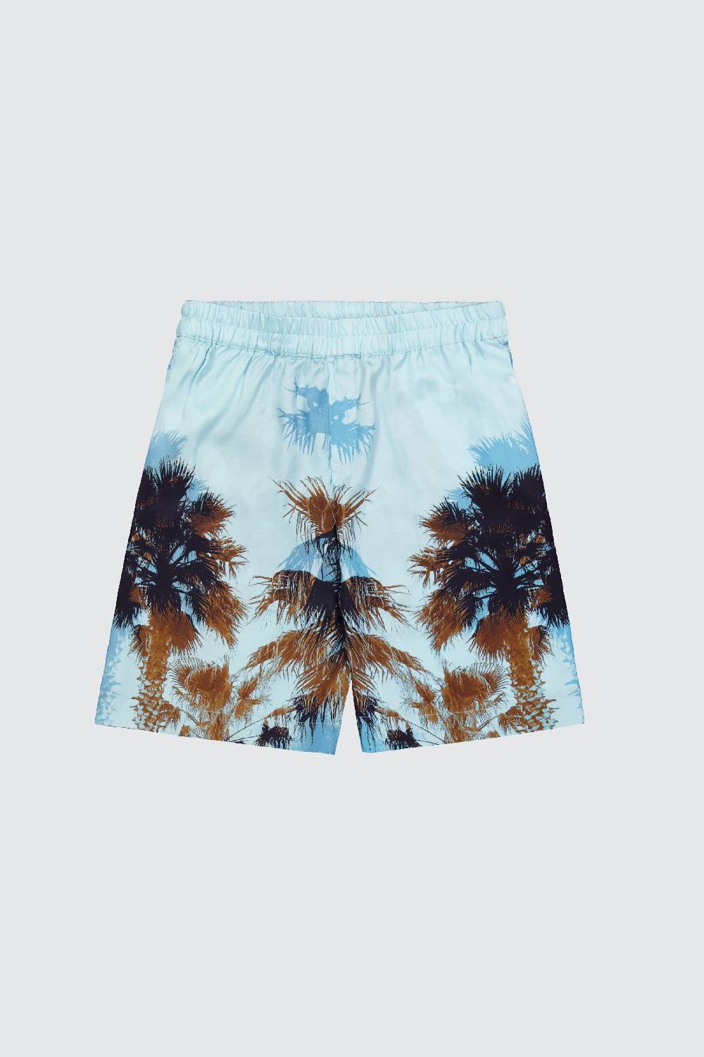Laneus Laneus bermuda turquoise palm print Saldi Di Fabbrica