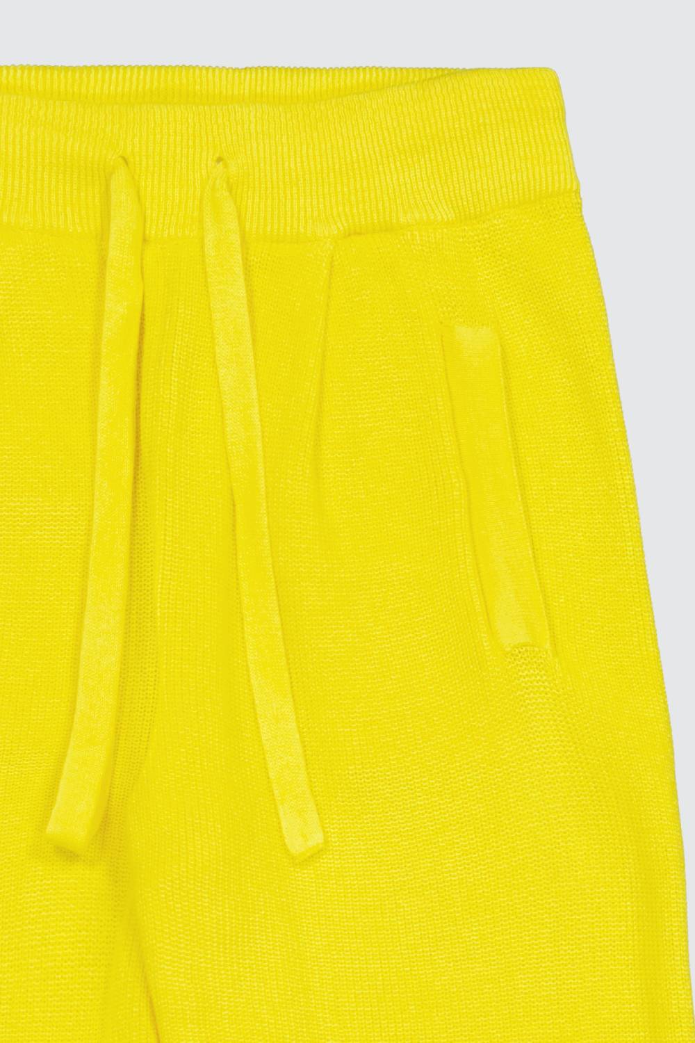 Laneus Laneus pantalone yellow in maglia effetto destroyed Italia