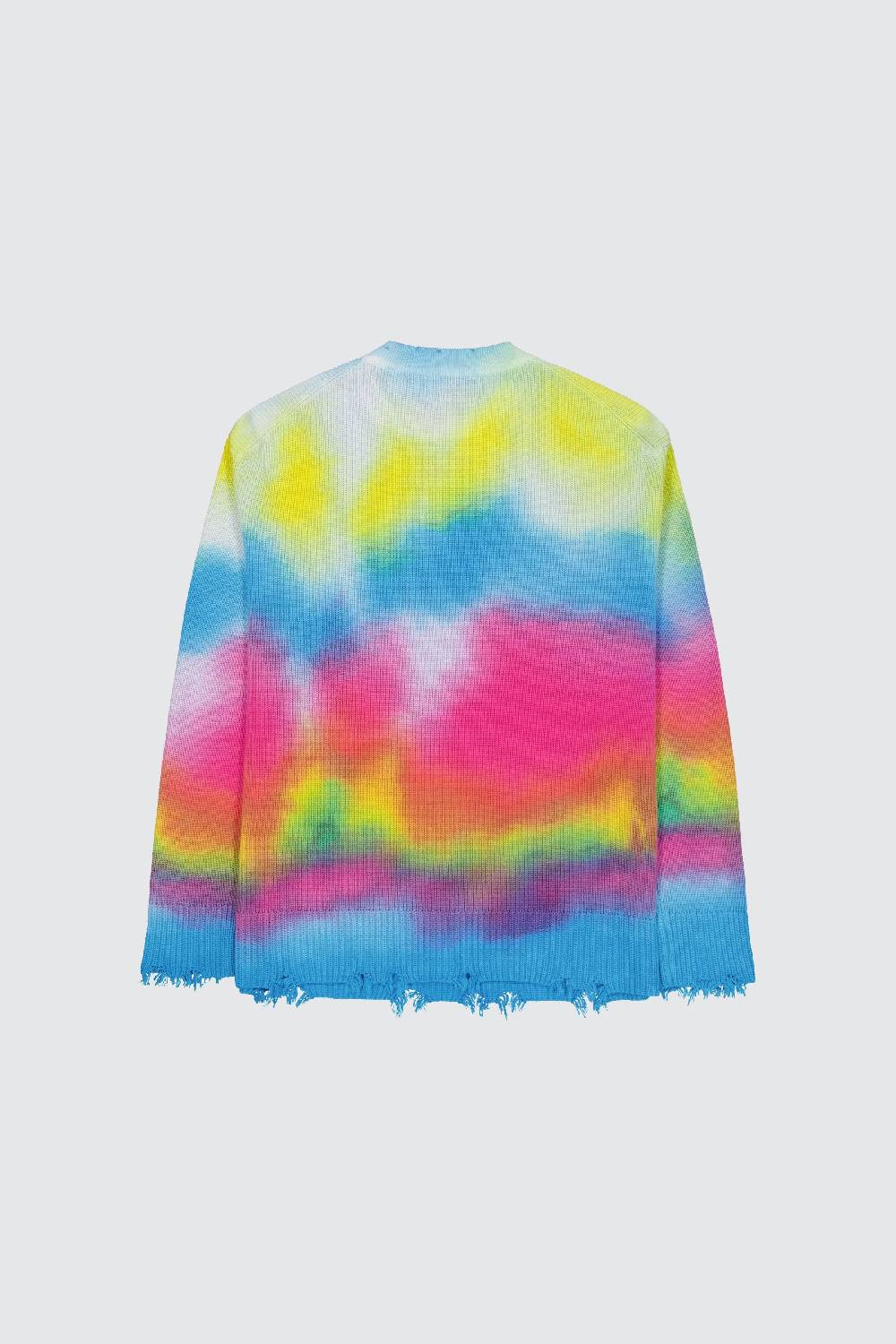 Laneus Laneus maglia tie dye print 2025