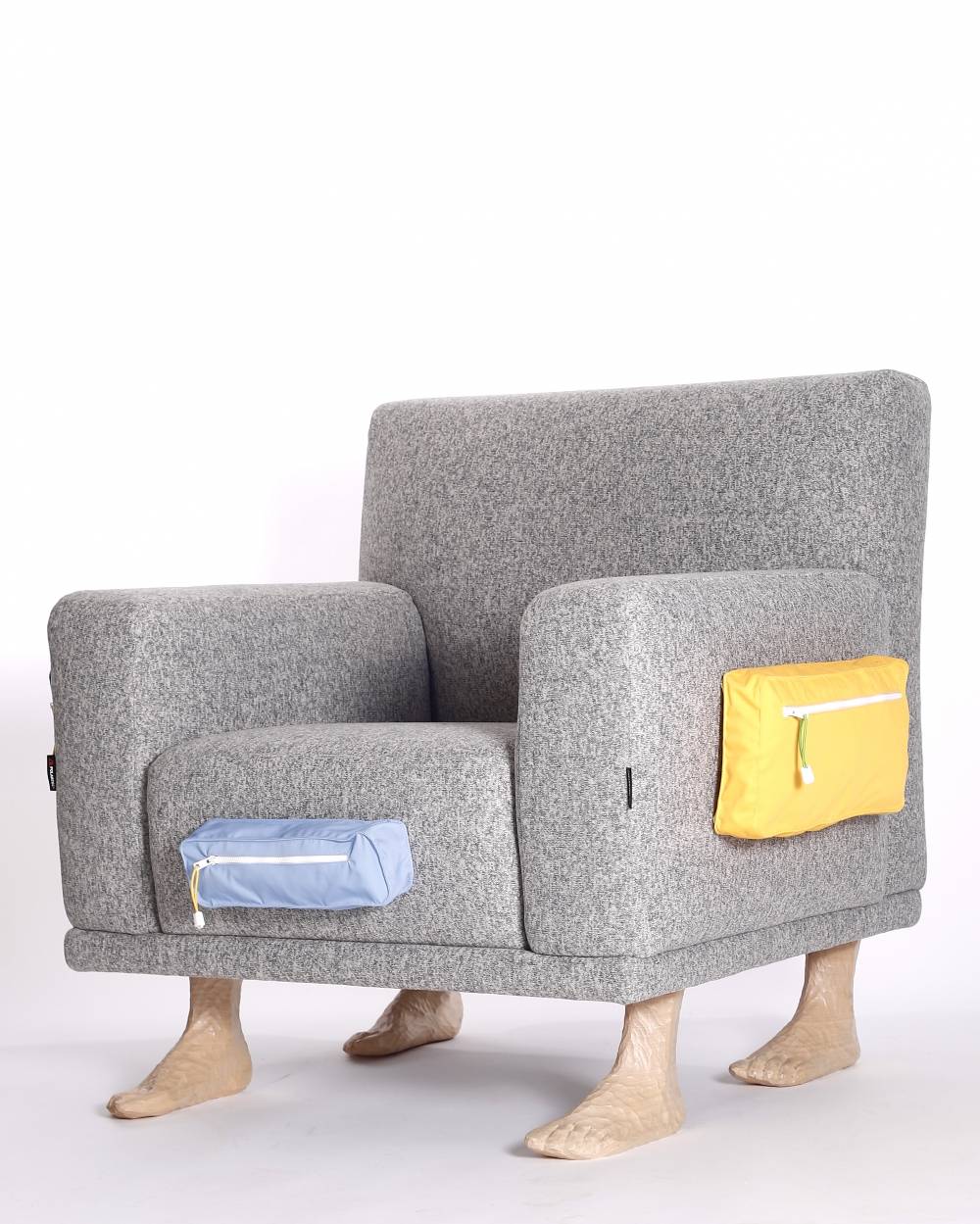 Lc23 Wood Feet Polartec Armchair Outlet