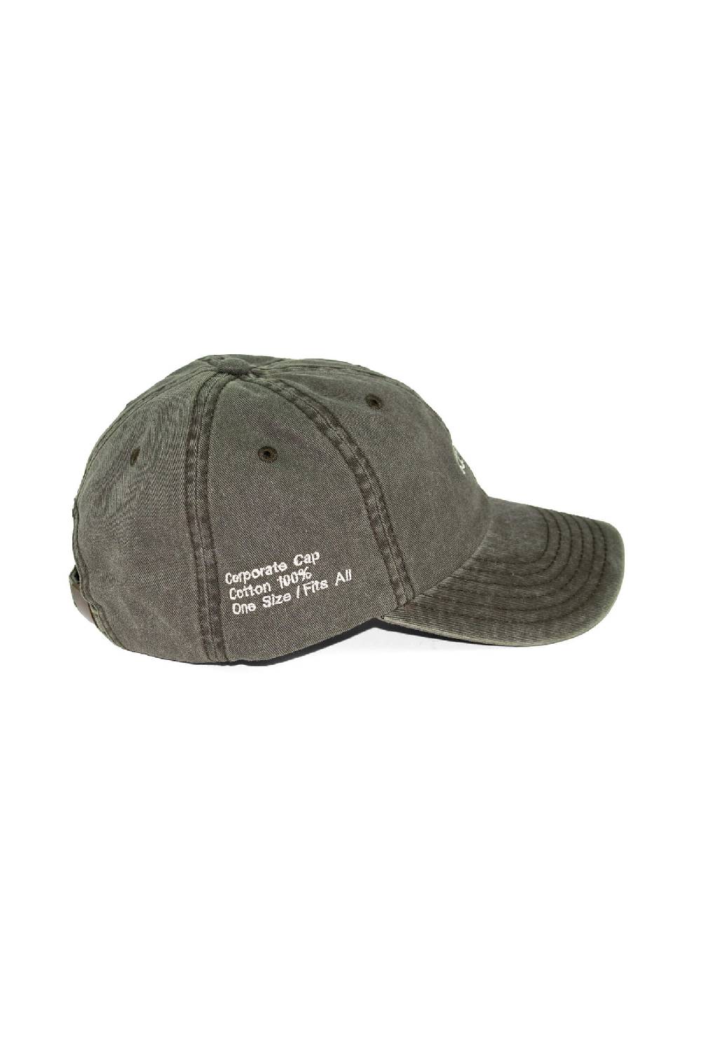 Lc23 Baseball Cap Washed Army Green Fino Al -60%