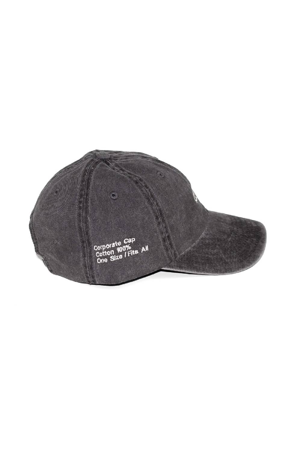 Lc23 Baseball Cap Washed Black Prezzo Ridotto