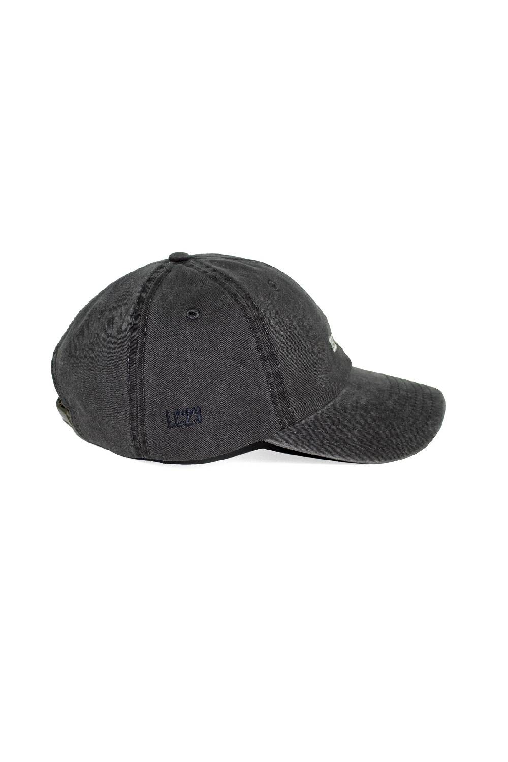 Lc23 Terrone Baseball Cap Washed Black Negozio