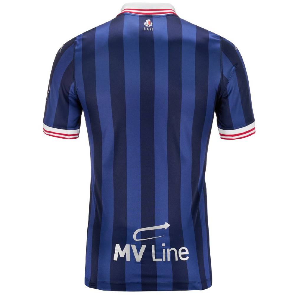 Lc23 LC23 x Kappa x SSC BARI Navy Jersey Short Sleeve Offerte