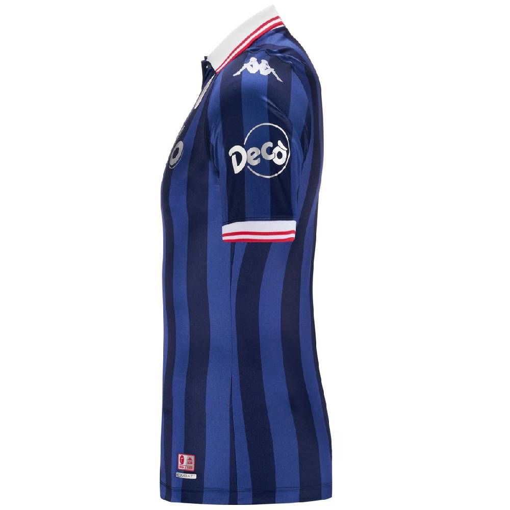 Lc23 LC23 x Kappa x SSC BARI Navy Jersey Short Sleeve Offerte